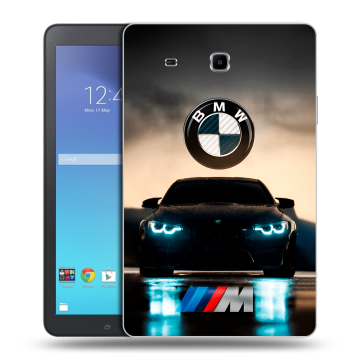 Силиконовый чехол на Samsung Galaxy Tab E 9.6 с принтом БМВ BMW
