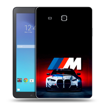 Силиконовый чехол на Samsung Galaxy Tab E 9.6 с принтом БМВ BMW