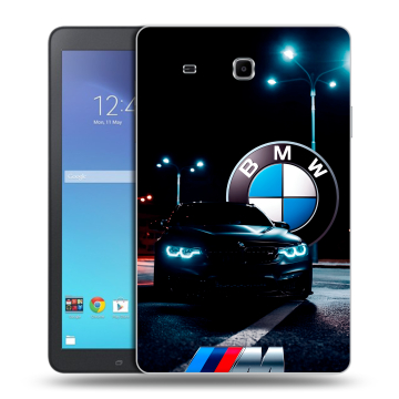 Силиконовый чехол на Samsung Galaxy Tab E 9.6 с принтом БМВ BMW