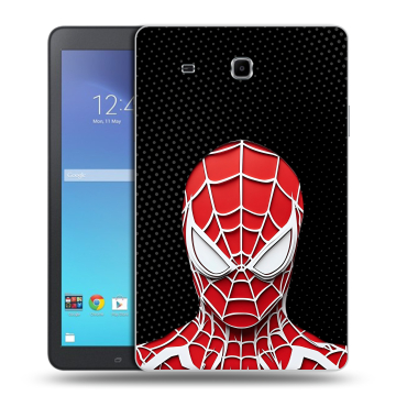 Силиконовый чехол на Samsung Galaxy Tab E 9.6 с принтом человек паук spiderman