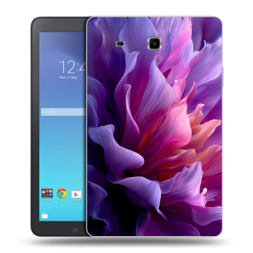 Силиконовый чехол на Samsung Galaxy Tab E 9.6 с принтом женский цветы Силиконовый чехол на Samsung Galaxy Tab E 9.6 с принтом женский цветы