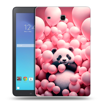 Силиконовый чехол на Samsung Galaxy Tab E 9.6 с принтом Панда