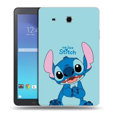 Силиконовый чехол на Samsung Galaxy Tab E 9.6 с принтом Лило и Стич