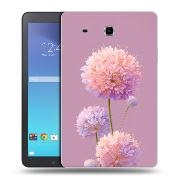 Силиконовый чехол на Samsung Galaxy Tab E 9.6 с принтом Цветы
