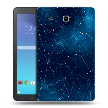 Силиконовый чехол на Samsung Galaxy Tab E 9.6 с принтом Космос звезды