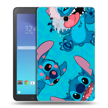 Силиконовый чехол на Samsung Galaxy Tab E 9.6 с принтом Лило и Стич