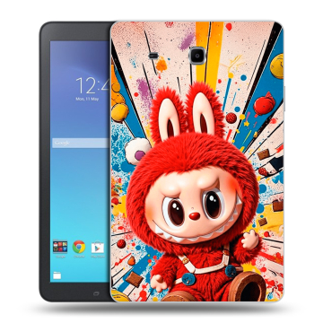 Силиконовый чехол на Samsung Galaxy Tab E 9.6 с принтом Labubu Лабубу Силиконовый чехол на Samsung Galaxy Tab E 9.6 с принтом Labubu Лабубу