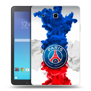 Силиконовый чехол на Samsung Galaxy Tab E 9.6 с принтом PSG ПСЖ
