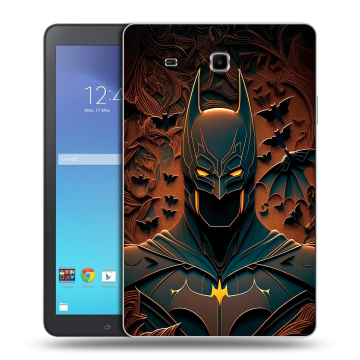 Силиконовый чехол на Samsung Galaxy Tab E 9.6 с принтом Batman Бэтмен