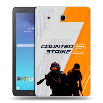 Силиконовый чехол на Samsung Galaxy Tab E 9.6 с принтом Counter Strike