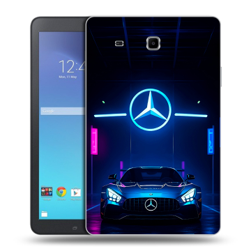 Силиконовый чехол на Samsung Galaxy Tab E 9.6 с принтом Mercedes Мерседес Силиконовый чехол на Samsung Galaxy Tab E 9.6 с принтом Mercedes Мерседес