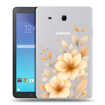 Силиконовый чехол на Samsung Galaxy Tab E 9.6 с принтом для девушки