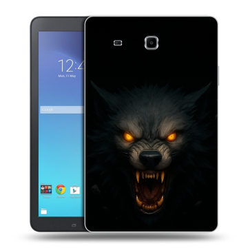 Силиконовый чехол на Samsung Galaxy Tab E 9.6 с принтом Волк