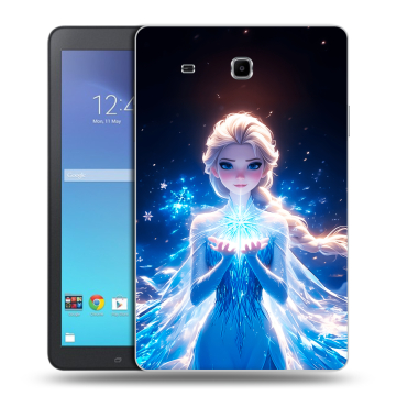 Силиконовый чехол на Samsung Galaxy Tab E 9.6 с принтом Холодное сердце Frozen Силиконовый чехол на Samsung Galaxy Tab E 9.6 с принтом Холодное сердце Frozen
