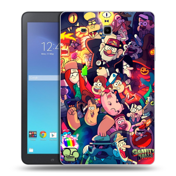 Силиконовый чехол на Samsung Galaxy Tab E 9.6 с принтом Gravity Falls Гравити Фолз