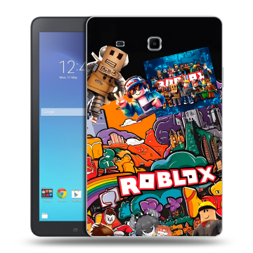 Силиконовый чехол на Samsung Galaxy Tab E 9.6 с принтом Roblox Роблокс Силиконовый чехол на Samsung Galaxy Tab E 9.6 с принтом Roblox Роблокс