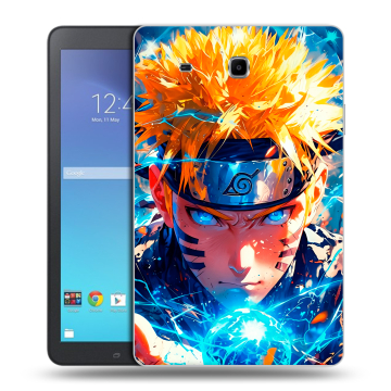 Силиконовый чехол на Samsung Galaxy Tab E 9.6 с принтом Аниме Наруто Naruto