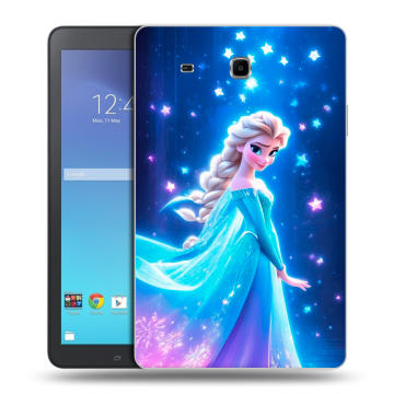 Силиконовый чехол на Samsung Galaxy Tab E 9.6 с принтом Холодное сердце Frozen Силиконовый чехол на Samsung Galaxy Tab E 9.6 с принтом Холодное сердце Frozen