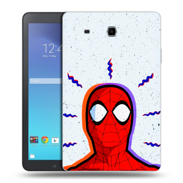 Силиконовый чехол на Samsung Galaxy Tab E 9.6 с принтом Spiderman Человек паук