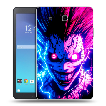 Силиконовый чехол на Samsung Galaxy Tab E 9.6 с принтом Death note Тетрадь смерти