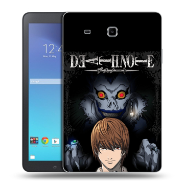 Силиконовый чехол на Samsung Galaxy Tab E 9.6 с принтом Death note Тетрадь смерти