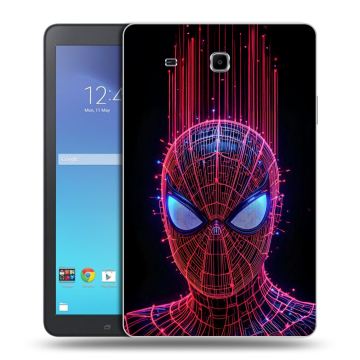 Силиконовый чехол на Samsung Galaxy Tab E 9.6 с принтом Spiderman Человек паук