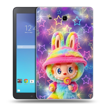 Силиконовый чехол на Samsung Galaxy Tab E 9.6 с принтом Labubu Лабубу Силиконовый чехол на Samsung Galaxy Tab E 9.6 с принтом Labubu Лабубу