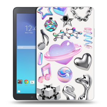 Силиконовый чехол на Samsung Galaxy Tab E 9.6 с принтом Y2K
