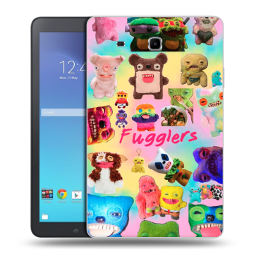 Силиконовый чехол на Samsung Galaxy Tab E 9.6 с принтом Флагер Fuggler