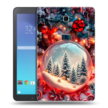 Силиконовый чехол на Samsung Galaxy Tab E 9.6 с принтом Новый год