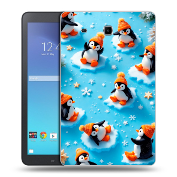 Силиконовый чехол на Samsung Galaxy Tab E 9.6 с принтом Новый год