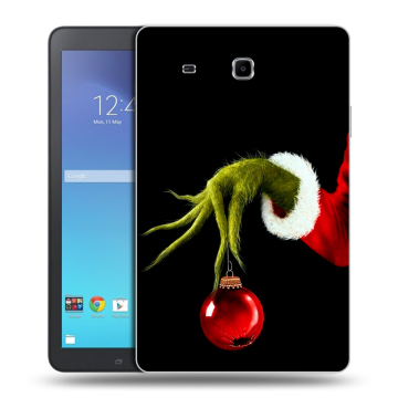Силиконовый чехол на Samsung Galaxy Tab E 9.6 с принтом Новый год Гринч