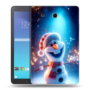 Силиконовый чехол на Samsung Galaxy Tab E 9.6 с принтом Новый год