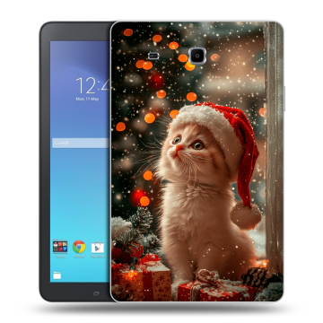 Силиконовый чехол на Samsung Galaxy Tab E 9.6 с принтом Новый год