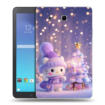 Силиконовый чехол на Samsung Galaxy Tab E 9.6 с принтом Новый год Силиконовый чехол на Samsung Galaxy Tab E 9.6 с принтом Новый год
