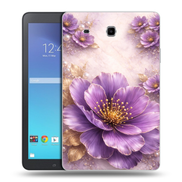 Силиконовый чехол на Samsung Galaxy Tab E 9.6 с принтом женский