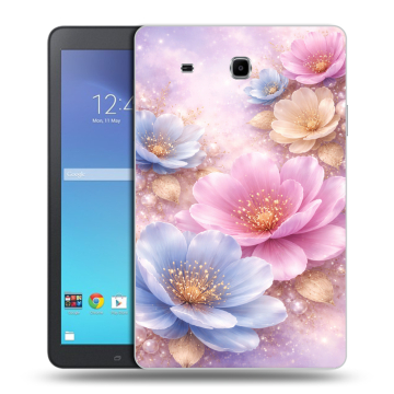 Силиконовый чехол на Samsung Galaxy Tab E 9.6 с принтом женский