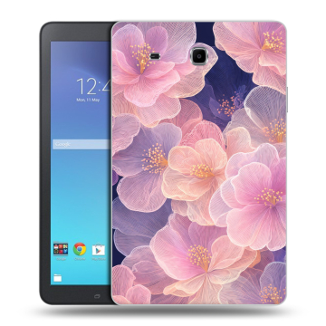 Силиконовый чехол на Samsung Galaxy Tab E 9.6 с принтом женский