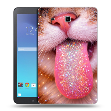 Силиконовый чехол на Samsung Galaxy Tab E 9.6 с принтом для девочек