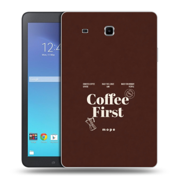 Силиконовый чехол на Samsung Galaxy Tab E 9.6 с принтом женский