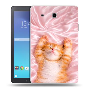 Силиконовый чехол на Samsung Galaxy Tab E 9.6 с принтом женский