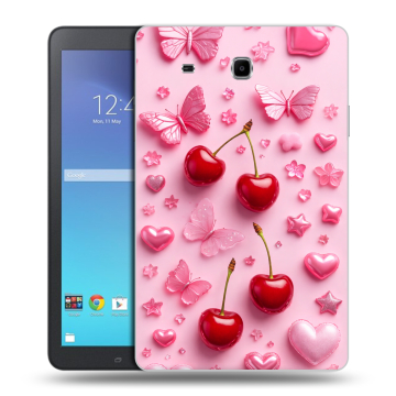 Силиконовый чехол на Samsung Galaxy Tab E 9.6 с принтом для девочек Силиконовый чехол на Samsung Galaxy Tab E 9.6 с принтом для девочек