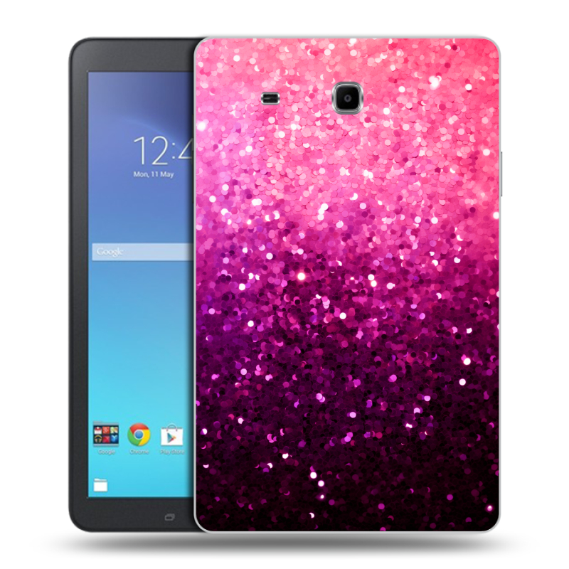 Силиконовый чехол на Samsung Galaxy Tab E 9.6 с принтом Блестки Силиконовый чехол на Samsung Galaxy Tab E 9.6 с принтом Блестки