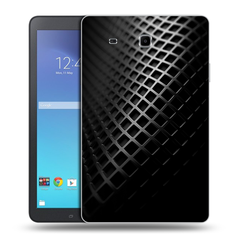 Силиконовый чехол на Samsung Galaxy Tab E 9.6 с принтом Текстура металла Силиконовый чехол на Samsung Galaxy Tab E 9.6 с принтом Текстура металла