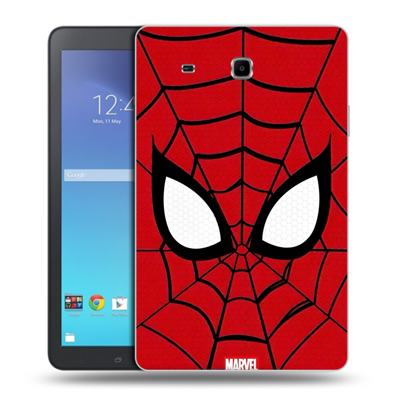 Силиконовый чехол на Samsung Galaxy Tab E 9.6 с принтом человек паук spiderman Силиконовый чехол на Samsung Galaxy Tab E 9.6 с принтом человек паук spiderman