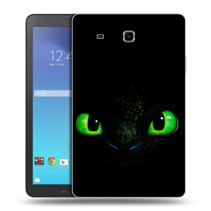 Силиконовый чехол на Samsung Galaxy Tab E 9.6 с принтом Как приручить дракона Силиконовый чехол на Samsung Galaxy Tab E 9.6 с принтом Как приручить дракона