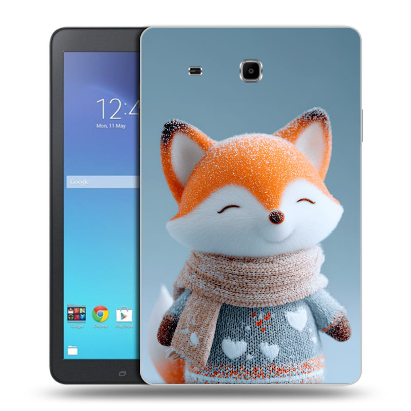 Силиконовый чехол на Samsung Galaxy Tab E 9.6 с принтом Лиса Силиконовый чехол на Samsung Galaxy Tab E 9.6 с принтом Лиса
