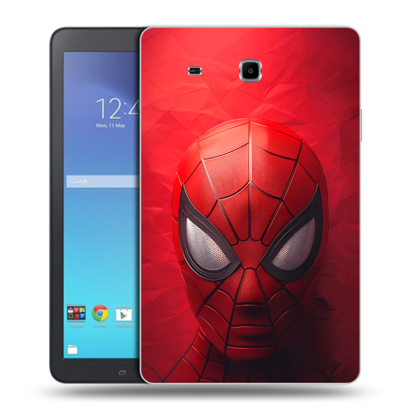 Силиконовый чехол на Samsung Galaxy Tab E 9.6 с принтом Spiderman Человек паук Силиконовый чехол на Samsung Galaxy Tab E 9.6 с принтом Spiderman Человек паук