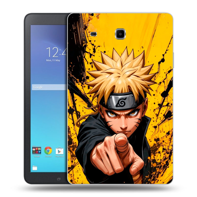 Силиконовый чехол на Samsung Galaxy Tab E 9.6 с принтом Naruto Наруто Силиконовый чехол на Samsung Galaxy Tab E 9.6 с принтом Naruto Наруто