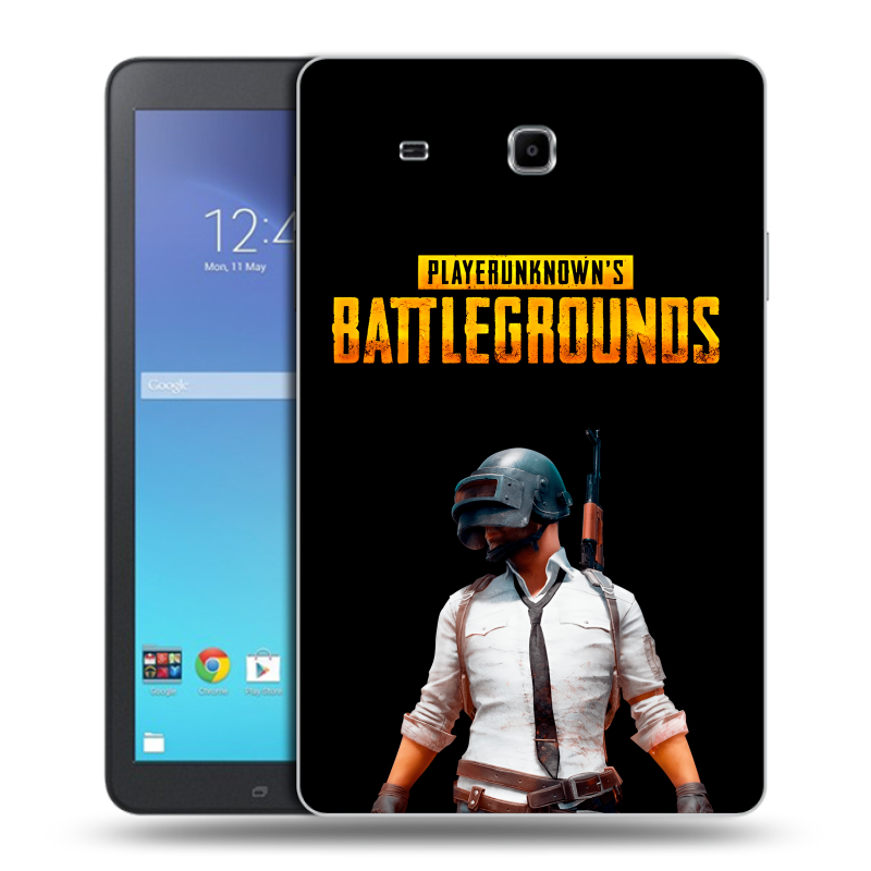 Силиконовый чехол на Samsung Galaxy Tab E 9.6 с принтом PUGB ПАГБ Силиконовый чехол на Samsung Galaxy Tab E 9.6 с принтом PUGB ПАГБ